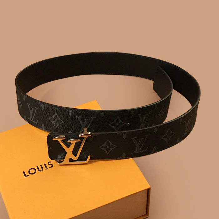 ルイヴィトン メンズ レザー コンスタンス ベルト (ブラック)