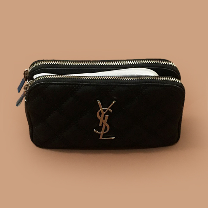 サンローランレディース バービー ショルダーバッグ,ブラック