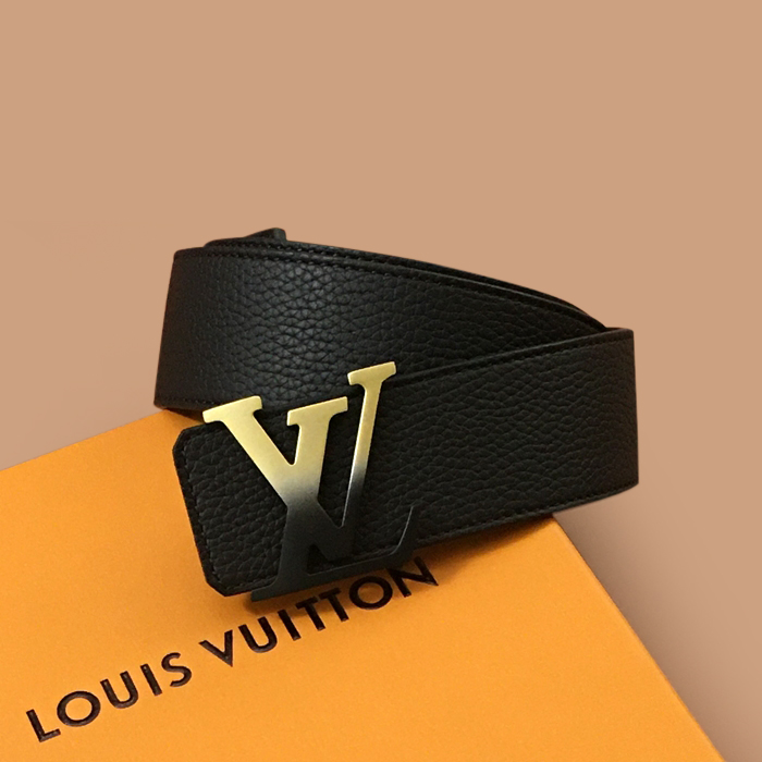 ルイヴィトン メンズ レザー コンスタンス ベルト (ブラック)