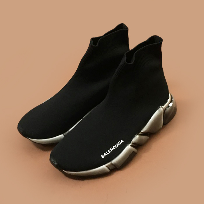 バレンシアガメンズ キャンバス スニーカー,Sizeブラック