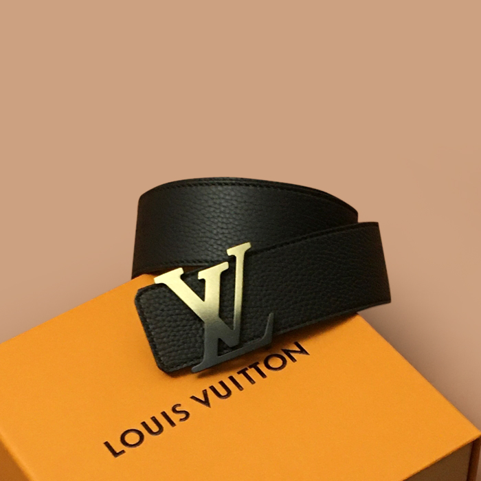 ルイヴィトン メンズ レザー コンスタンス ベルト (ブラック)