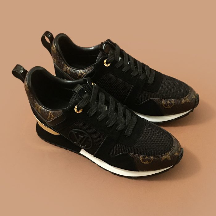 ルイヴィトン メンズ クラシック ブラック スニーカー - 