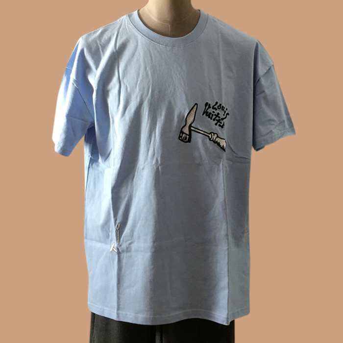 ルイヴィトン ユニセックス クルーネック ブルー 半袖Tシャツ - 