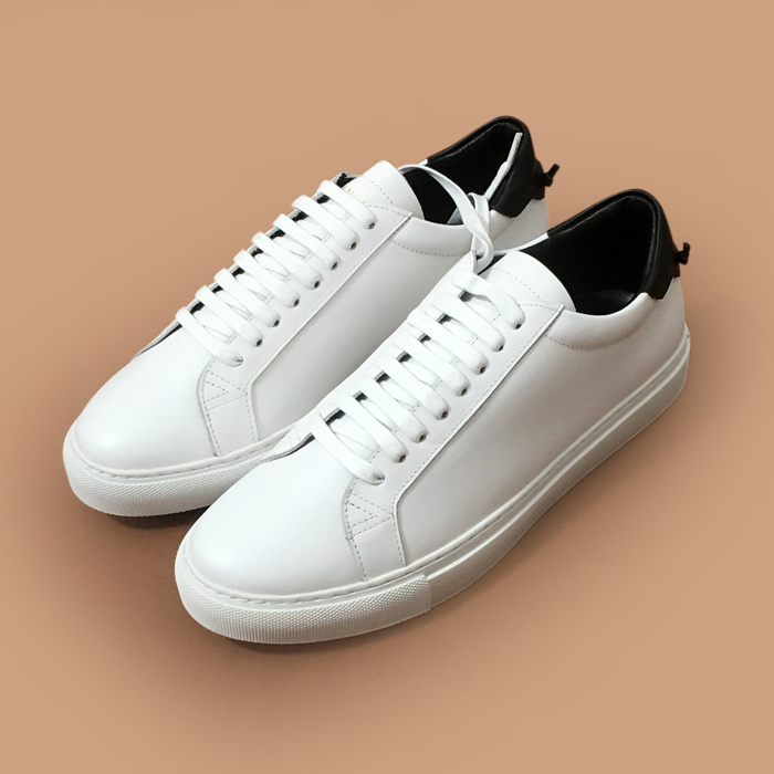 ジバンシィメンズレザースニーカー,Sizeホワイト