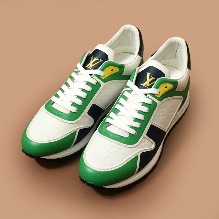 ルイヴィトンメンズレザースニーカー,Sizeホワイト