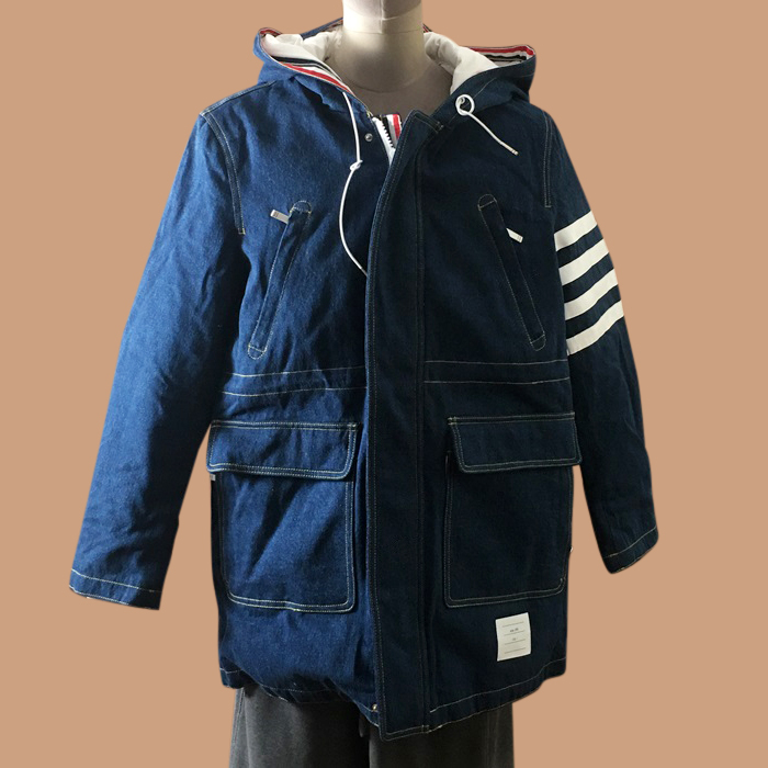 トムブラウン メンズ グレー ダウン パディング - Gray Padding