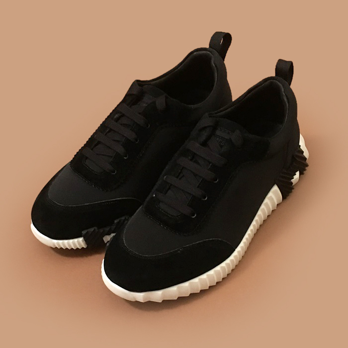 エルメス メンズ クラシック ブラック スニーカー -  - her0813x