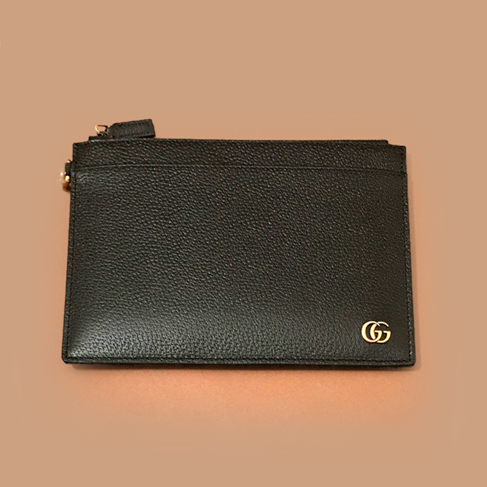 ,30.5CM - グッチ 2020レザークラッチバッグ 30.5cm,ブラック
