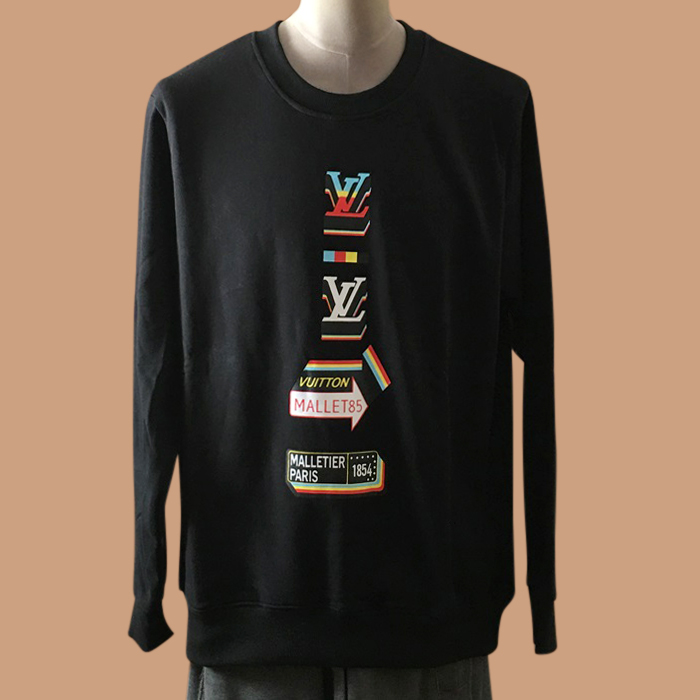 ルイヴィトン ユニセックス ブラック スウェット