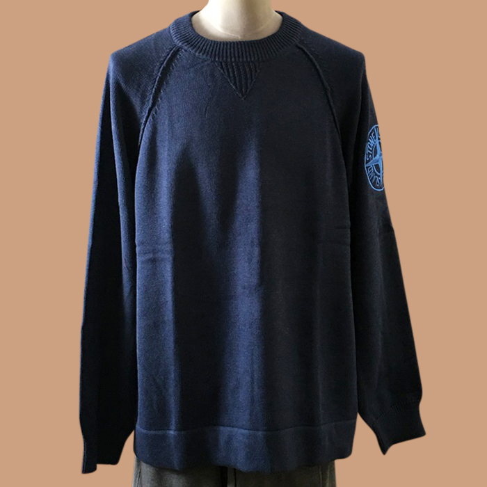  - ストーンアイランドメンズ カジュアル クルーネック セーター Sto0444x Size(m - 2xl) ネイビー
