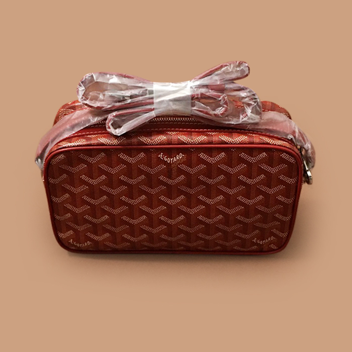 2019 PVC,23cm - ゴヤールPVC レディース ショルダーバッグ 23cm,ワイン