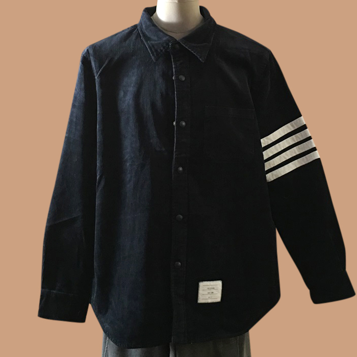 Strap  - トムブラウンメンズ ストラップ シャツ Thom01534x Size ネイビー