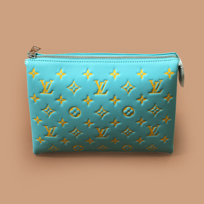   Pouch,27cm- ルイヴィトンメンズレザーパウチ,27cm,ブルー