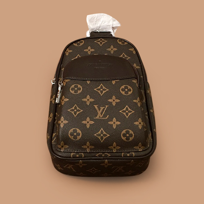  ルイヴィトンユニセックス バンバック ウエストバッグ, 21cm,ブラウン