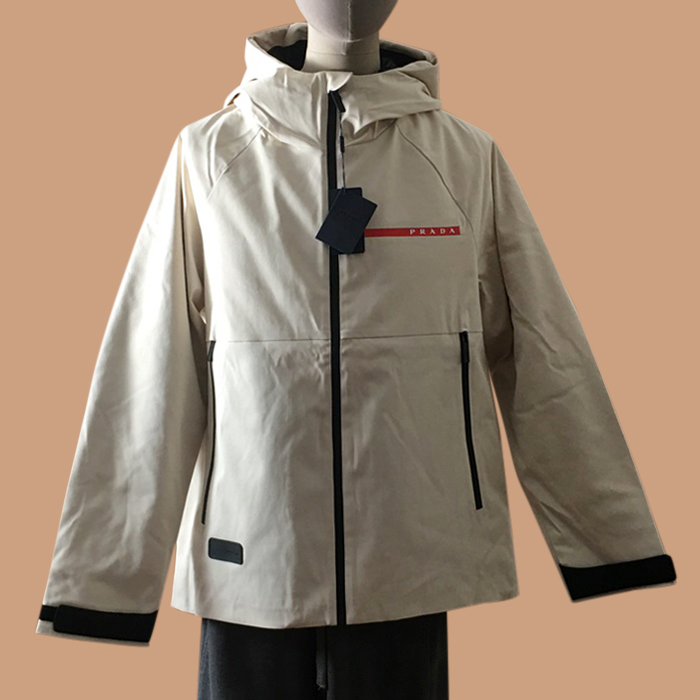 プラダメンズ LOGOロングダウン パディング