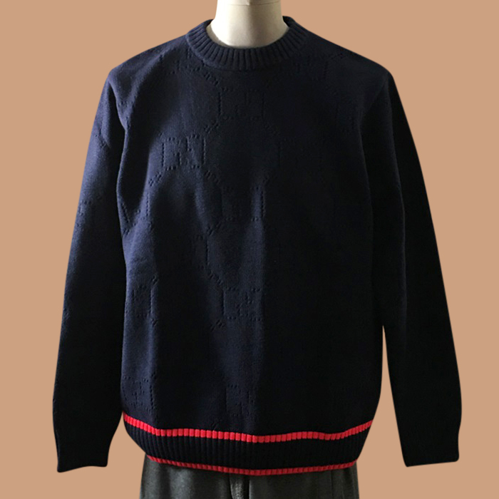 グッチ メンズ ブルー クルーネック ニット - Knits - gu0015x