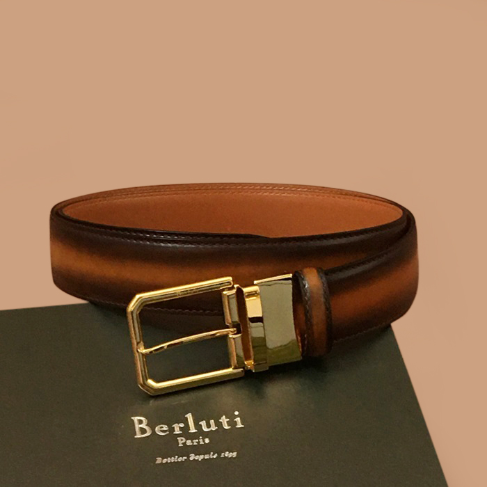  Belt,3.5cm,BLTBT0002 - ベルルッティメンズレザーベルト,3.5cm,ブラウン