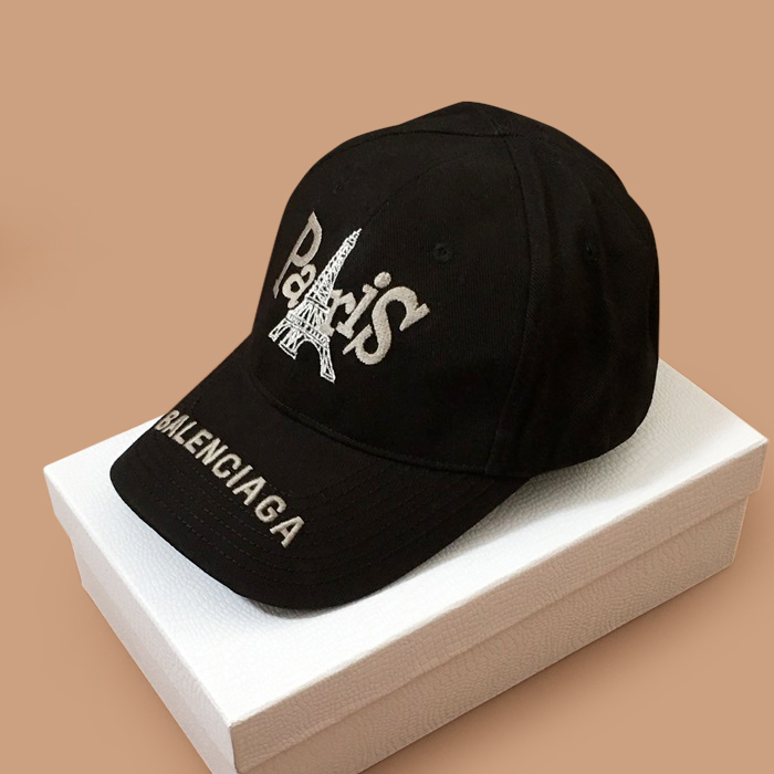  バレンシアガユニセックス 帽子 ブラック