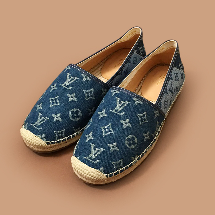 ルイヴィトン レディース Time out ブルー スニーカー - wo 