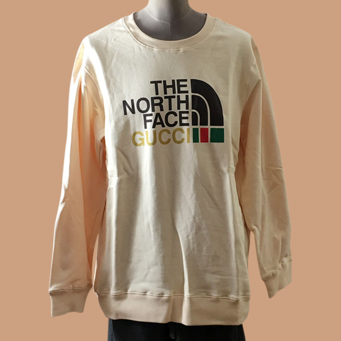 グッチ メンズ ベーシック アイボリー スウェット -Ivory 