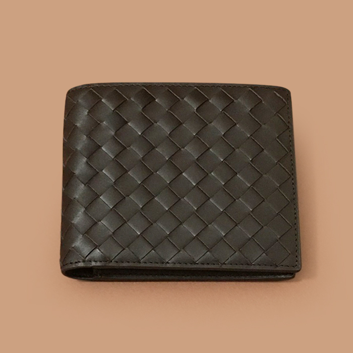 2019 - ボッテガヴェネタ ユニセックス 二つ折り財布 ブラック