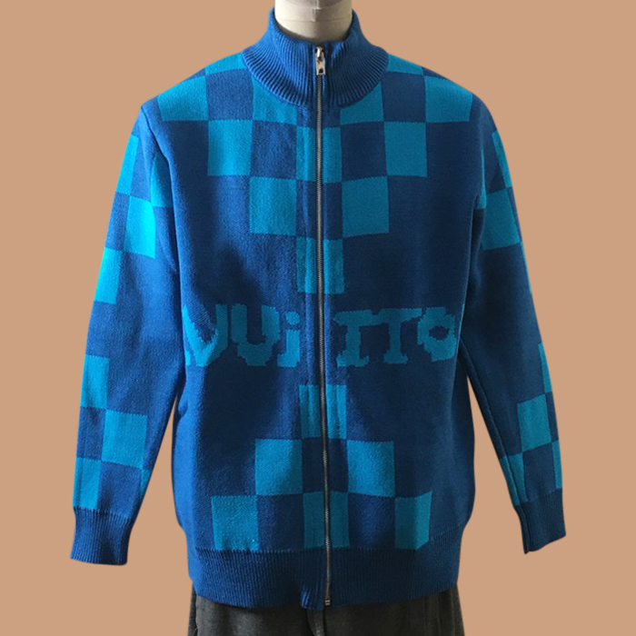 ルイヴィトン メンズ ブルー タートルネック ニット -  Knits - lou05255x