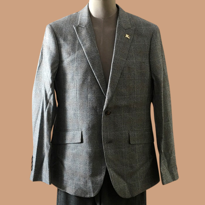 Cashmere - バーバリーメンズ ビジネス カシミア ジャケットグレー