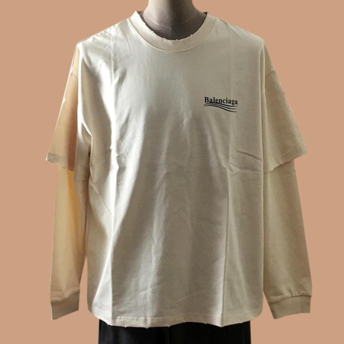 バレンシアガ メンズ カジュアル アイボリー スウェット - Ivory  - bal01673x