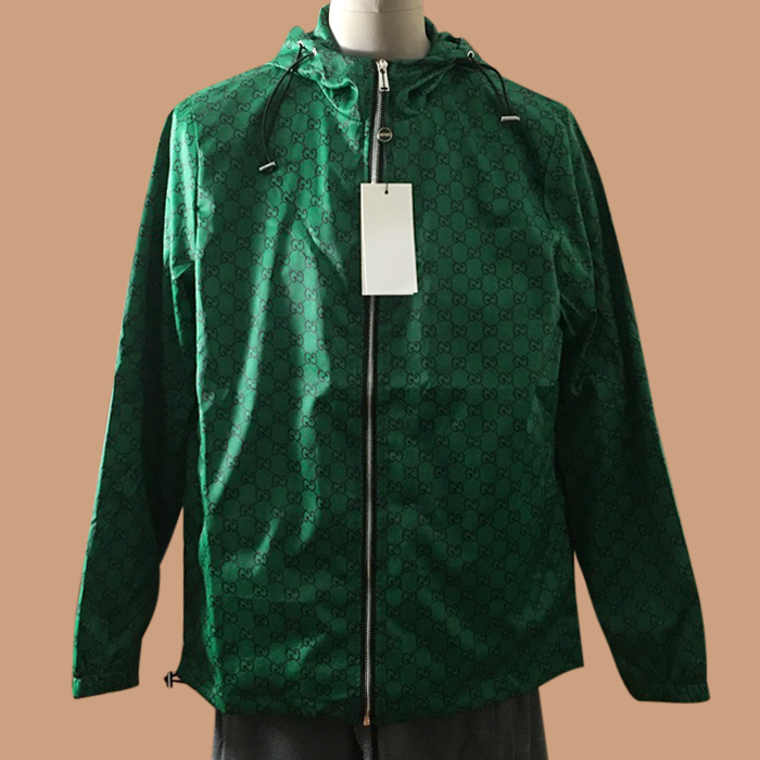 グッチ ユニセックス カジュアル グリーン ジャケット -Green s