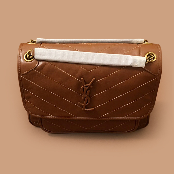 サンローラン レディース キャメル ショルダーバッグ -  Camel - ysl307x