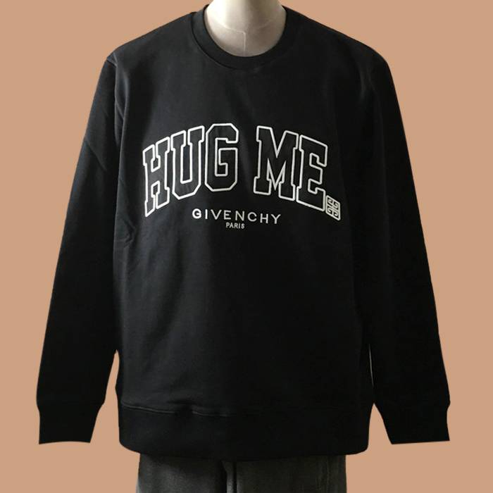 ジバンシィ メンズ カジュアル ブラック スウェット - Givenchy  - giv0853x