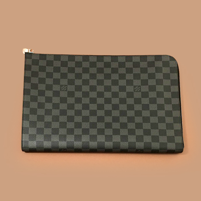  29cm - ルイヴィトンメンズレザークラッチバッグ,29cm,ブラック