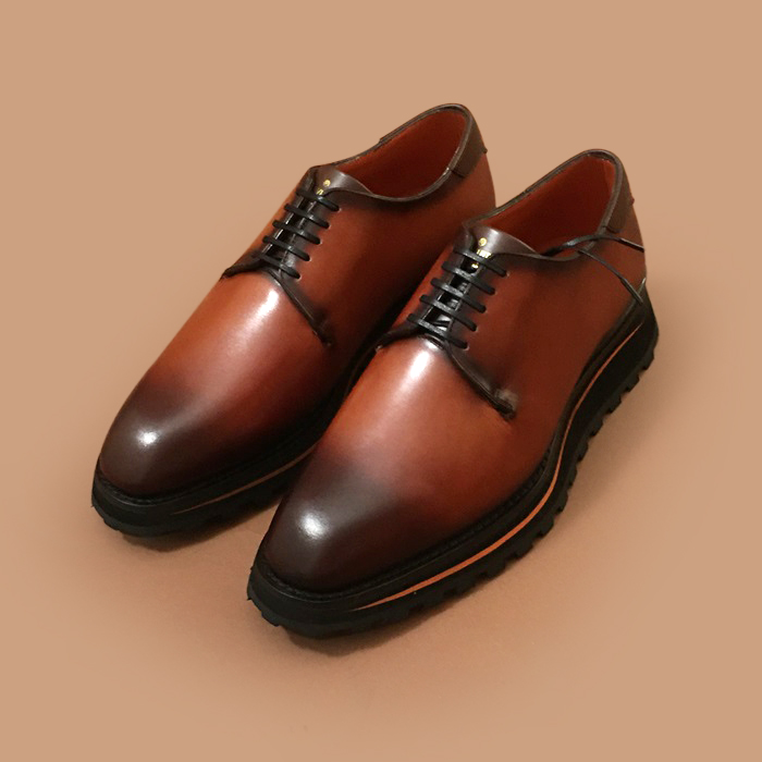 ルイヴィトン メンズ ビジネスレザーオックスフォード Size ブラウン -    Oxford Brown Lou03847x