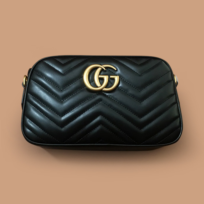  グッチ レディース ショルダーバッグ 26CM,ブラック