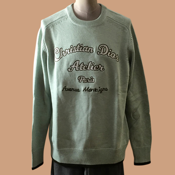 ディオール メンズ ミント クルーネック セーター - Mint  - dio02119x