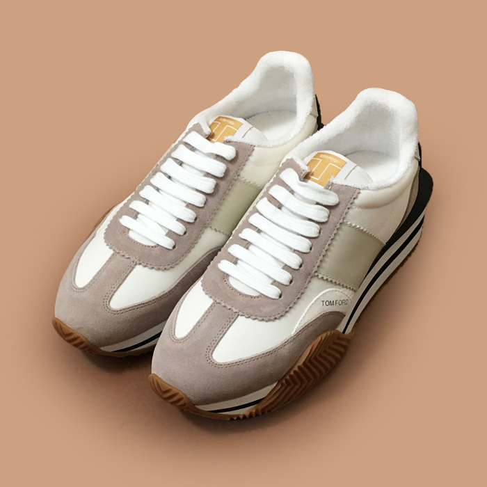 トムフォード メンズ カジュアル グレー スニーカー - Gray  - tof002x