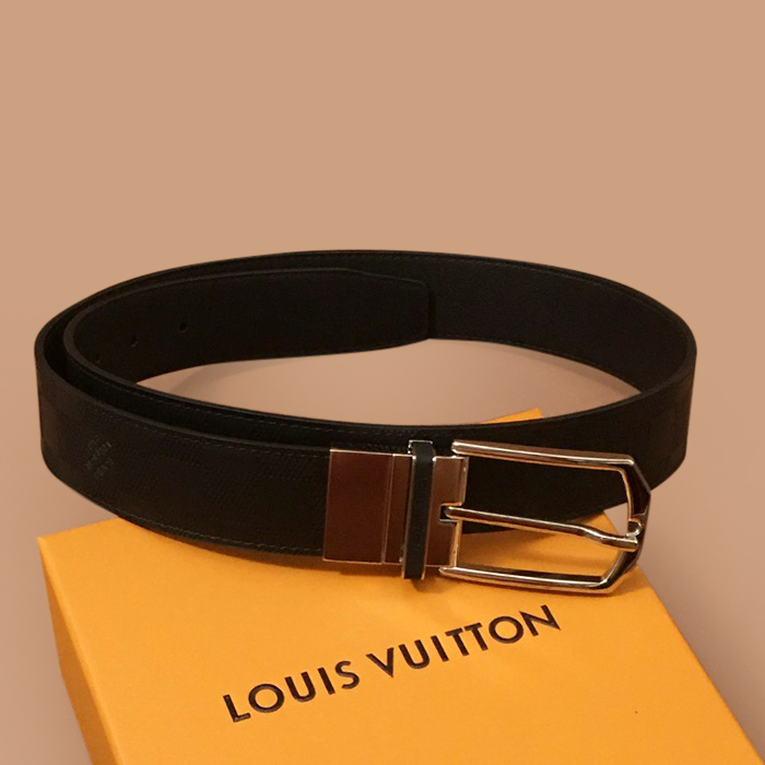   Belt,3.5cm - ルイヴィトンメンズレザーベルト,3.5cm,ブラック