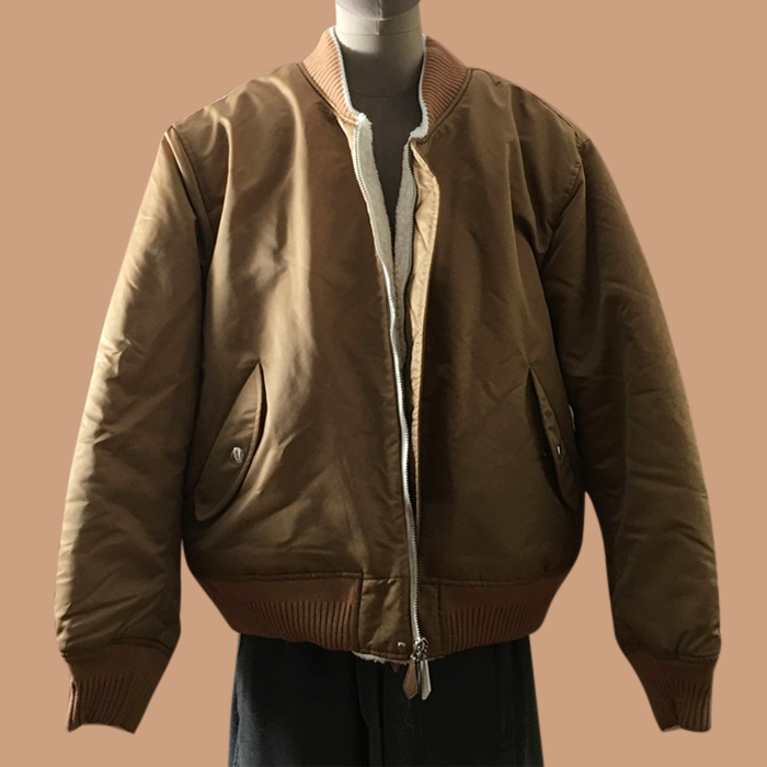 バーバリー メンズ キャメル ボンバー ジャケット - Camel - bur04518x