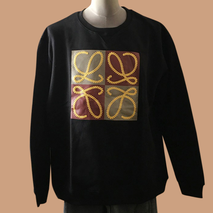 ロエベ メンズ クラシック ブラック スウェット -  - loe0654x