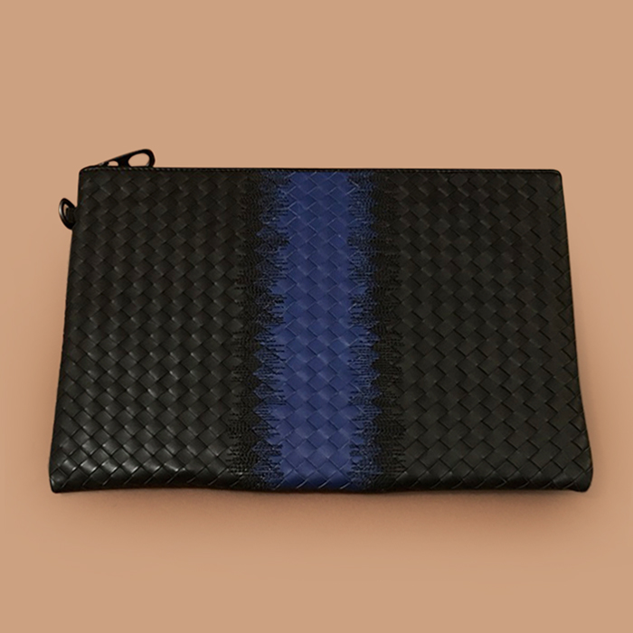 2019 30cm - ボッテガヴェネタ 2019レザーユニセックス クラッチバッグ,30cmブラック