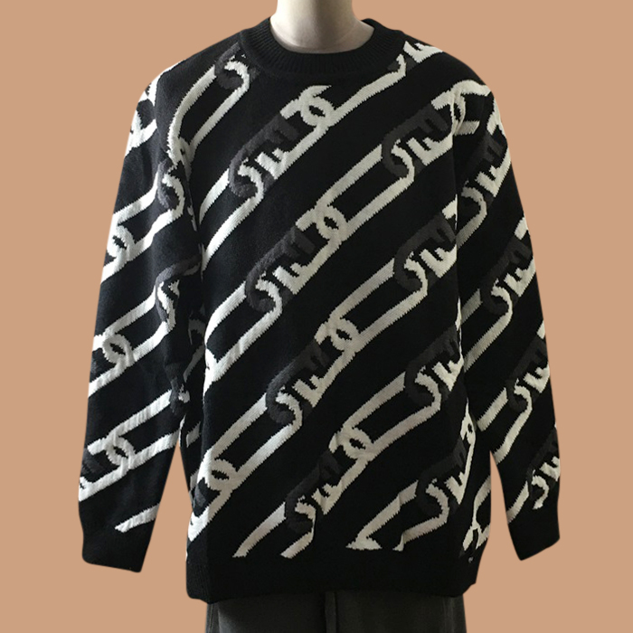 フェンディ メンズ トレンディ ブラック ニット -  - fen02198x