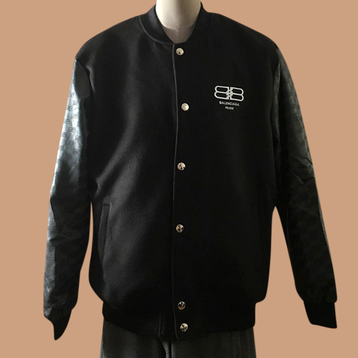 バレンシアガ メンズ ブラック ジャケット -  s