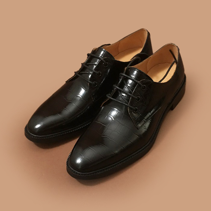 グッチメンズレザーオックスフォードブラック