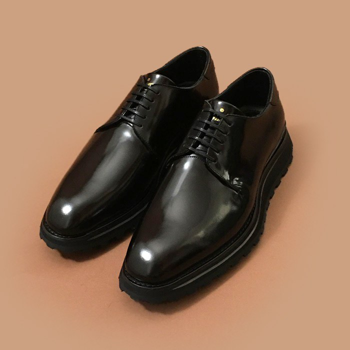 ルイヴィトン メンズ ビジネスレザーオックスフォード Size ブラック -    Oxford Lou03849x