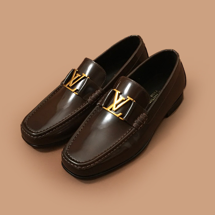 ルイヴィトン メンズ クラシック ブラウンローファー - Brown- lou04311x
