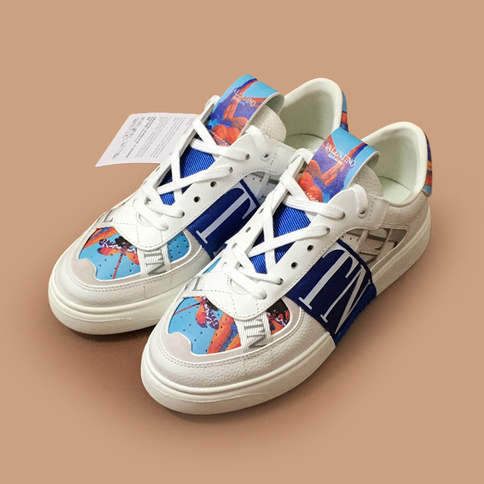 ヴァレンティノ ユニセックス トレンディ ブルー スニーカー -  - val02544x