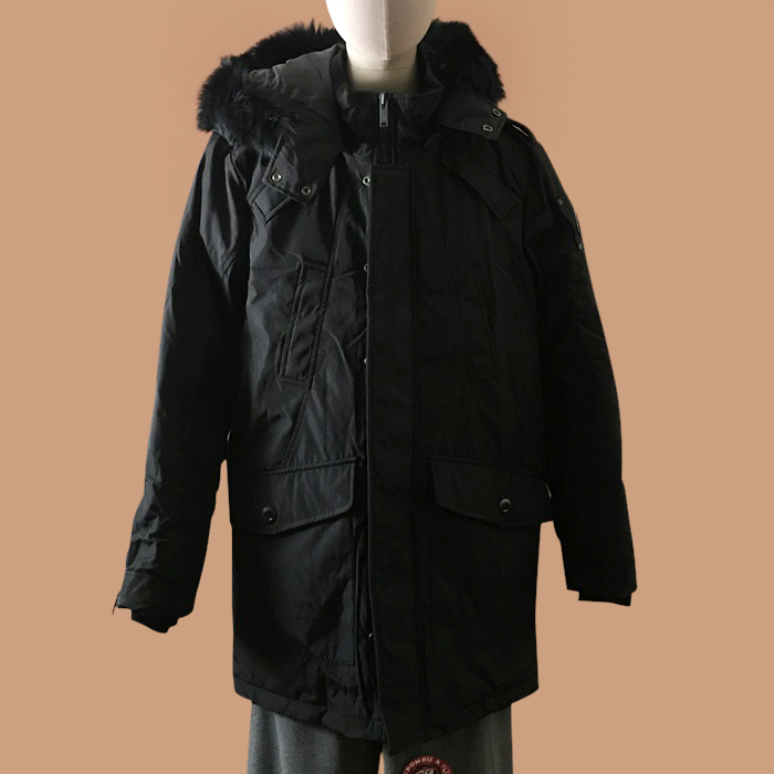 ムースナックルズユニセックスダックダウン パディング(s - 3xl).ブラック