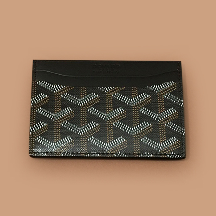 2019  PVC Card Purse - ゴヤールユニセックス PVC カードケース GYW0053,ネイビー