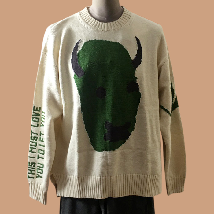 ディオール メンズ クルーネック ホワイト セーター -  White  - dio02151x