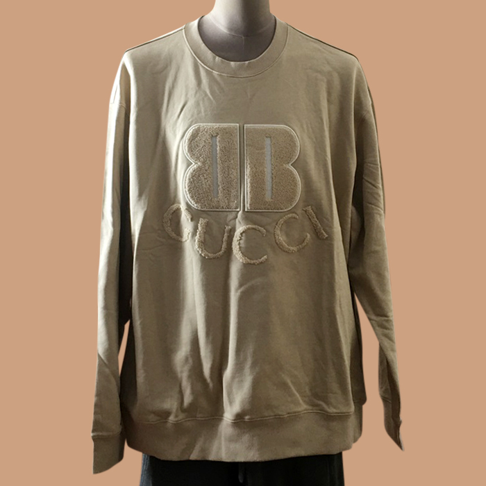 グッチ メンズ カジュアル グレー スウェット -Gray  - Guc05313x